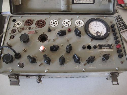 1 TV-7/A/U TUBE TESTER FOR PARTS OR REPAIR