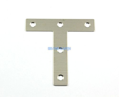 16 pieces 80*80mm stainless steel t shape flat corner brace bracket for sale
