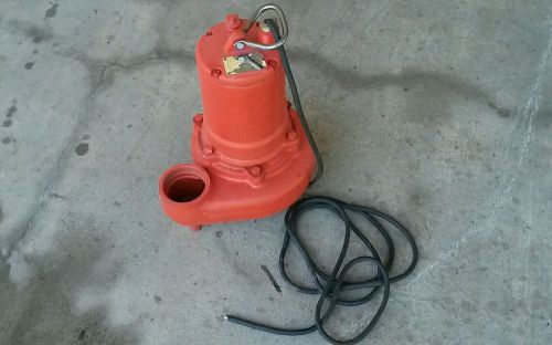 F&amp;q 80wq sewage pump 230v for sale