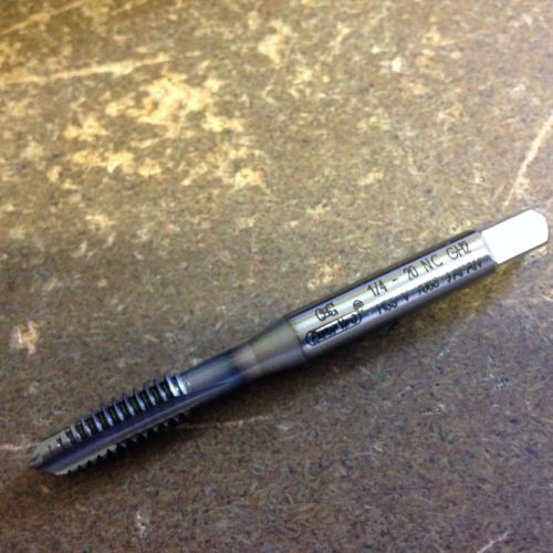 1/4-20 gh2 ticn high speed steel 3 flute spiral point plug tap for sale