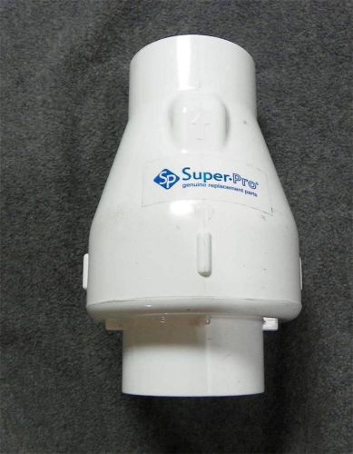 Super Pro swing check valve 2&#034; PVC slipxslip  White  PVC