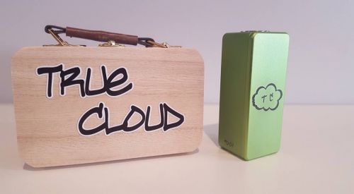 True Cloud Unregulated Mini Mod (Green, Black Fill) Serial # 001