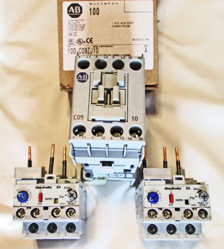 Allen bradley contactor nib (1) overload relay used (2) motor protection starter for sale