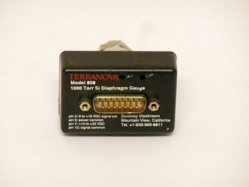 Terranova Type 808 Terranova Piezo Diaphragm Vacuum Sensor, 1/8&#034; NPT Port
