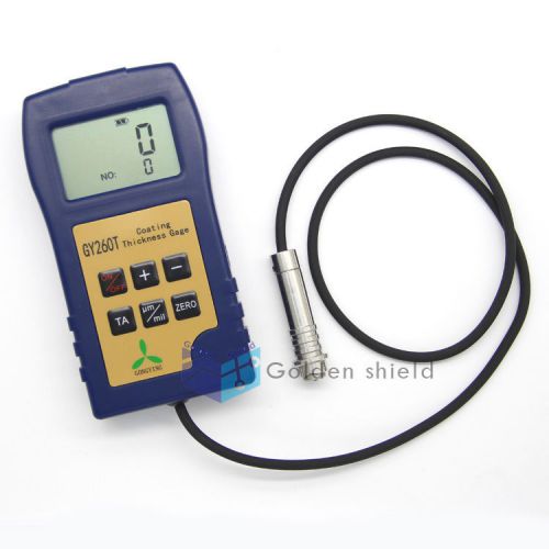 GY260T Coating Thickness Gage Metal Coating Layer Thickness Measurement