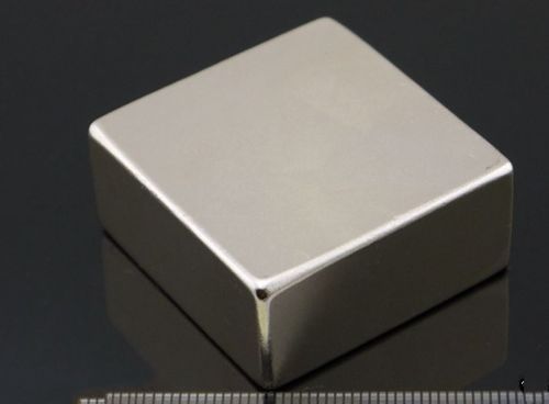 1PCS Block Cuboid Magnets 40mm x 40mm x 20mm Rare Earth Neodymium N50 #M28 QL
