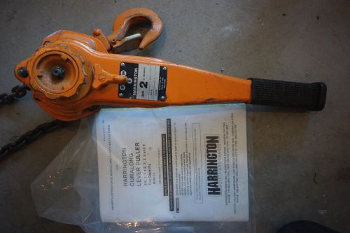 Harrington 2-ton chain hoist for sale