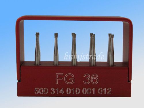 1box 10pcs high speed dental sbt tungsten carbide inverted cone drills/burs fg36 for sale