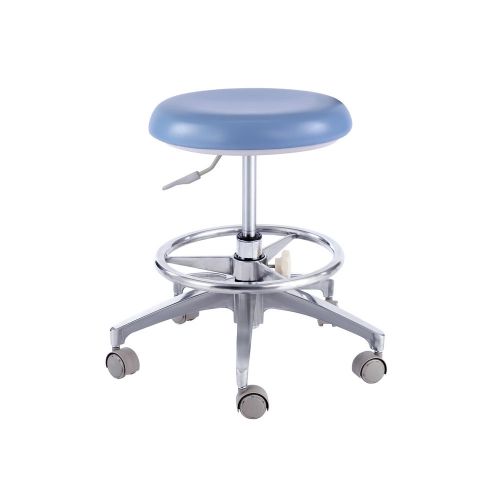 Dental Medical Stools Doctors Stools Adjustable Mobile Chair PU QYG Light Blue