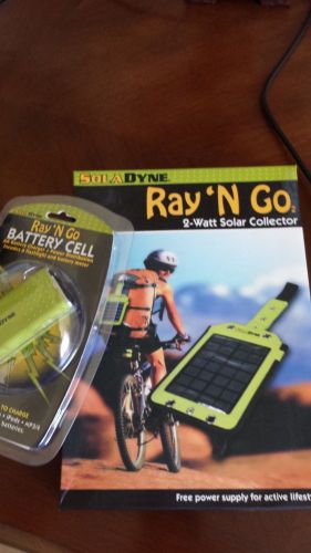 SolaDyne Ray N Go 2-Watt Solar Collector With FREE Battery Cell