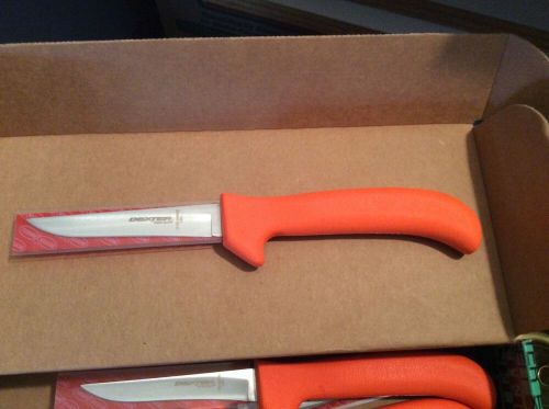 Dexter Russell Sani-Safe Knife, SKU11263, 3 3/4&#034; wide poultry knife,  Orange