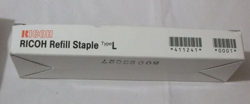 NEW RICOH REFILL TYPE L STAPLES 4 PACK #411241