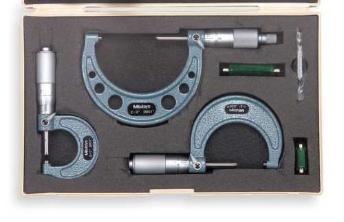 New mitutoyo 103-922 micrometer set,0-3 in - brand new !!! for sale