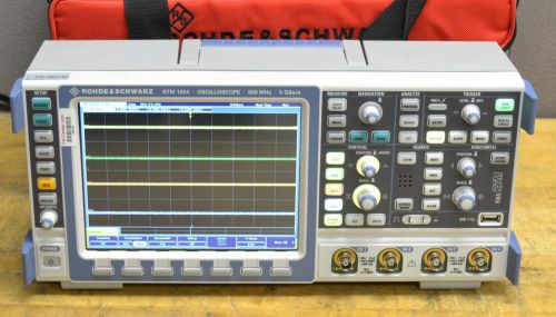 Rohde Schwarz RTM1054 Oscilloscope 4-Channel, 500Mhz, 5Gs/S w/Probes and Accys