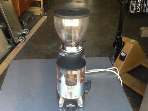 Mazzer luigi mini timer espresso grinder, used, great condition, silver for sale