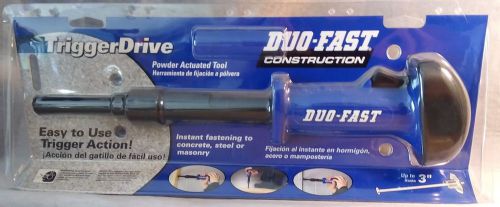NEW DUO-FAST Trigger Drive Powder Actuated Tool Concrete Steel Masonry Driver