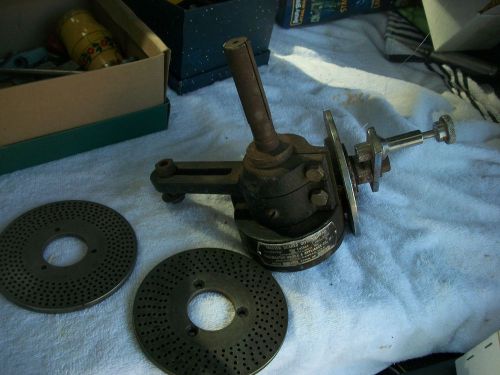 VINTAGE MASTER GEARED DEVIDING HEAD FOR LATHES MODEL A MASTER BRAKE APPLIANCE CO