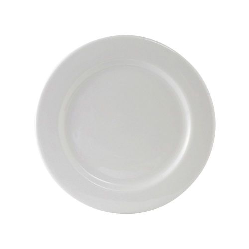 Tuxton ALA-104 Alaska 10.5&#034; Rolled Edge White Plate - 12 / CS