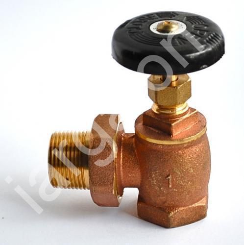 Durst steam radiator angle valve brass 1&#034; a1090f usa dumaco new for sale