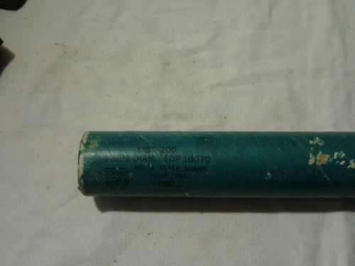 1 3/32&#034; #4 National HS Taper Shank Drill Bit