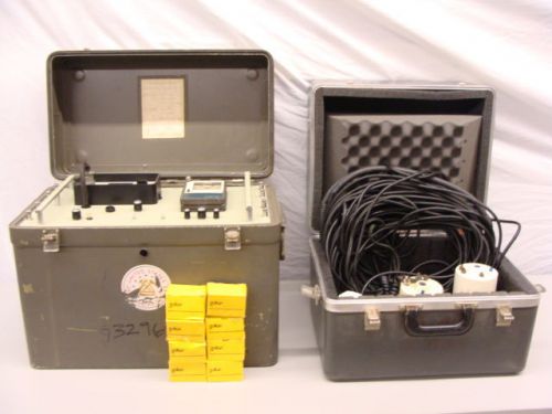 USGS GeoMetrics G-826A Magnetometer &amp; Recorder Base Station w/ Sensors &amp; Cases!