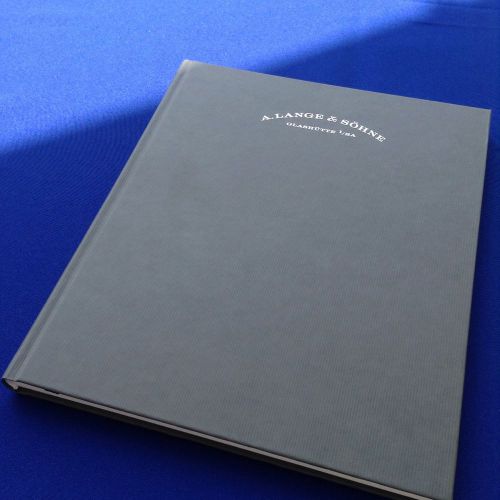 a. lange &amp; sohne luxury large grey notebook limited edition very rare 2015