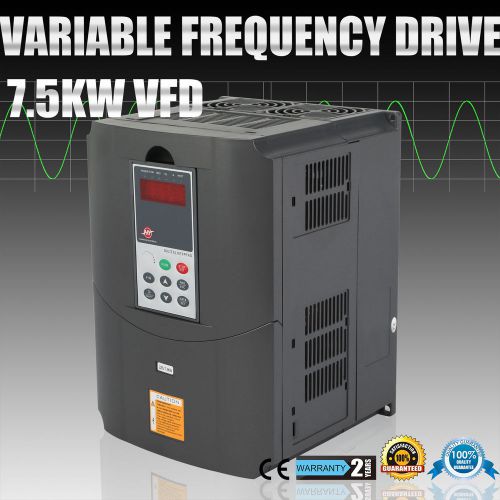 7.5kw 10hp vfd variable frequency drive for lathes avr technique spwm popular for sale