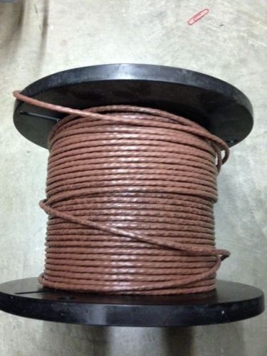 Quabbin 5501 brown cat5e pvc patch cable, 350 feet, bulk piece for sale