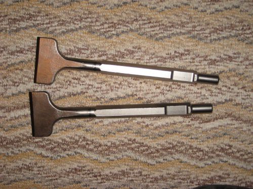 two new 2&#034; wide chisle  spades 11&#034; long with 3/4 hex round shank