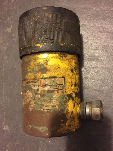 HSR-252t 25 Ton Simplex Pine Hydraulic Cylinder Jack 2&#034; Throw