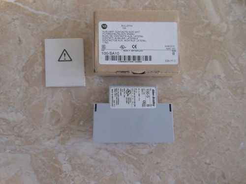 Allen Bradley Auxiliary Contact Side Mount 100-SA10 *NEW*