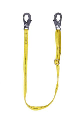 Fall Protection Adjustable Lanyard Strap Protective Gear Safety Rope Harness New
