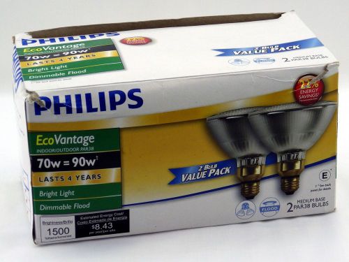 NEW Philips 421339 70-watt PAR38 EcoVantage Flood Light Dimmable INDOOR OUTDOOR