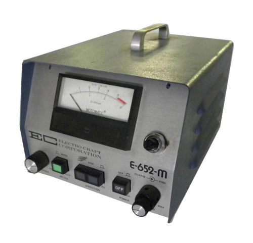 ELECTRO-CRAFT MOTOMATIC SPEED CONTROLLER MODEL E-652-M