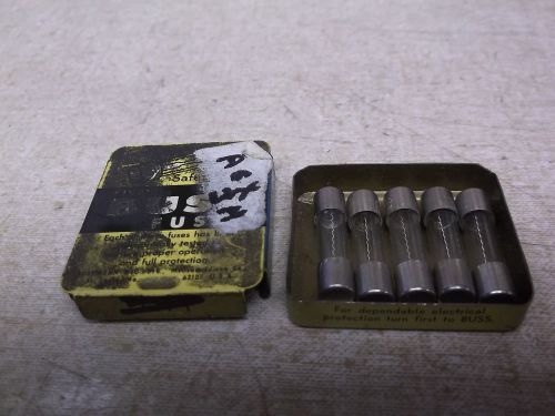 NEW Buss ASX3M 46X3 125V Lot of 5 Fuses *FREE SHIPPING*