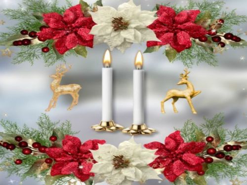 30 Personalized Return Address Labels Christmas Buy 3 get 1 free (cb10)