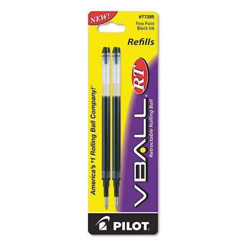 Refill for v ball retractable rolling ball pen, fine, black ink for sale