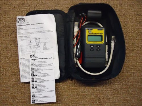 Ideal Linkmaster Pro  Cable Tester With case &amp; Accessories **Clean**