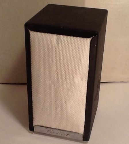 Vintage Style Georgia Pacific HYNAP Paper Napkin Dispenser Metal, Black Finish