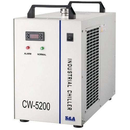 Cw-5200bh industrial water chiller for for  two 100w co2 laser tubes cooling for sale