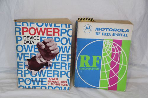 Motorola RF Data Manual &amp; Motorola RF Power Device Data Manual Vintage Ref Mans