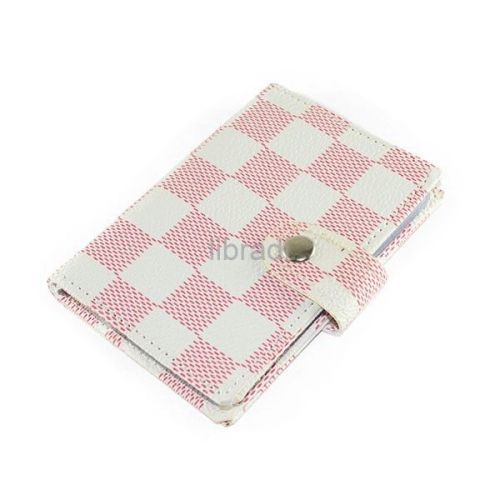 20 inserts Leather Business Name ID Credit Card Holder Case Wallet P01