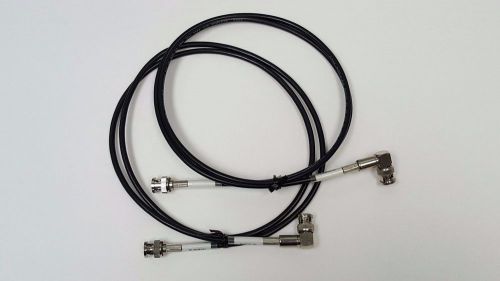 2-Audio Patch Coaxial Cables, Alpha Wire J 9058AC  RG 58 A/U, BNC Connector