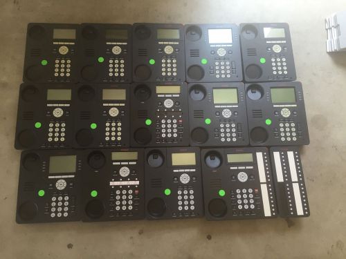 Lot Of Avaya Ip Phones qty 14 9608 9508 9620L 9620 1408 1616I