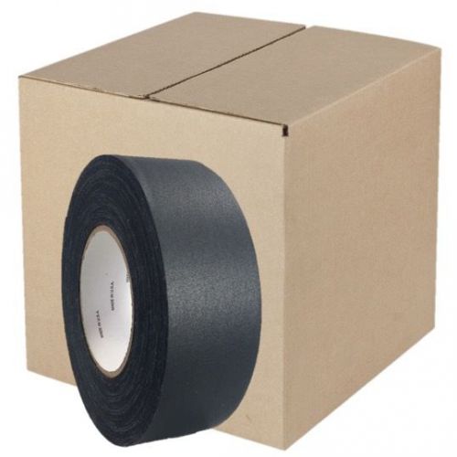 24 ROLLS / Case of Impact Tapes BLACK GAFFERS TAPE 2&#034; x 60 yd Professional Grade