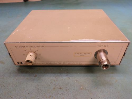 HP 8502A TRANSMISSION / REFLECTION TEST-SET 500 kHz - 1.3 GHz