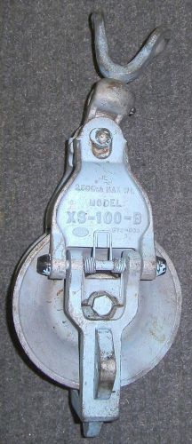 Sherman Reilly XS-100-B Aluminum Industrial Pulley 2500lb