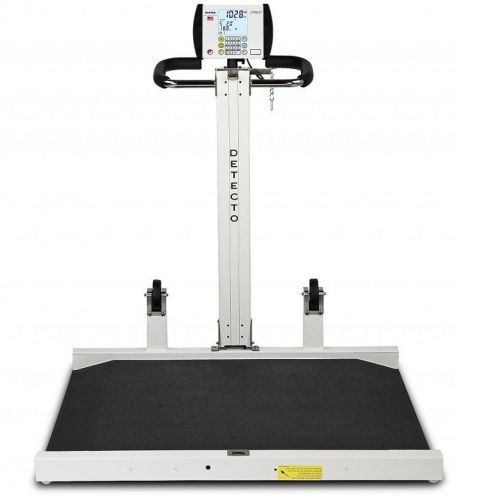 Detecto digital portable fold-up wheelchair scale for sale