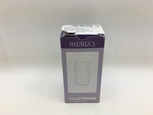 Lutron Maestro Motion Sensor switch, no neutral required, MS-OPS5M-WH, White