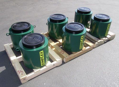 Hydraulic cylinder lot simplex 500 ton each lock nut rln5003 jack lift mining for sale